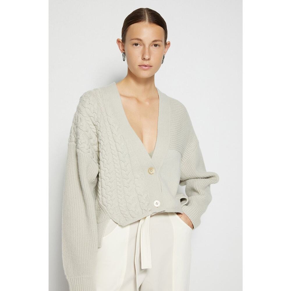 Jonathan Simkhai Penny Patchwork Cardigan - Xs - … - image 4